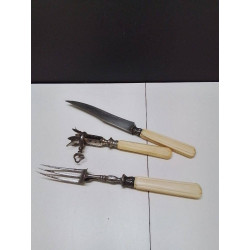 LOT COUVERT ANCIEN BLANC