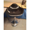 TABOURET DE BAR REGLABLE NOIR