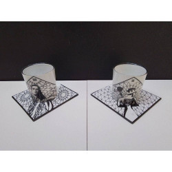 LOT DE 2 PHOTOPHORES BY...