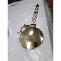 HORLOGE DE PARQUET MERISIER LIMOGES + ACCESSOIRES 