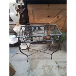 SELLETTE METAL ET VERRE...