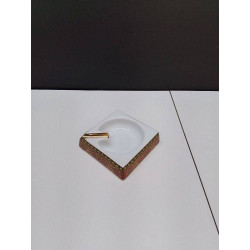 CENDRIER MOTIF FLEURS