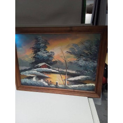 CADRE CHALET ENNEIGÉ 