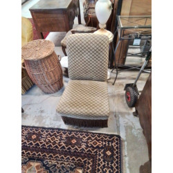 FAUTEUIL ANCIEN BRUN 
