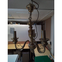 LUSTRE DORE 3 BRANCHES