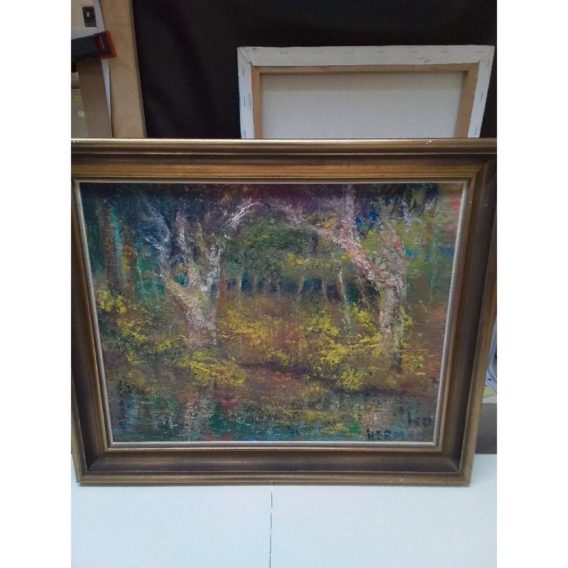 HUILE SUR TOILE SIGNÉE 