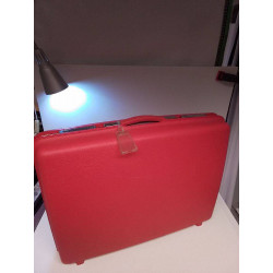 VALISE RIGIDE ROUGE SAMSONITE 