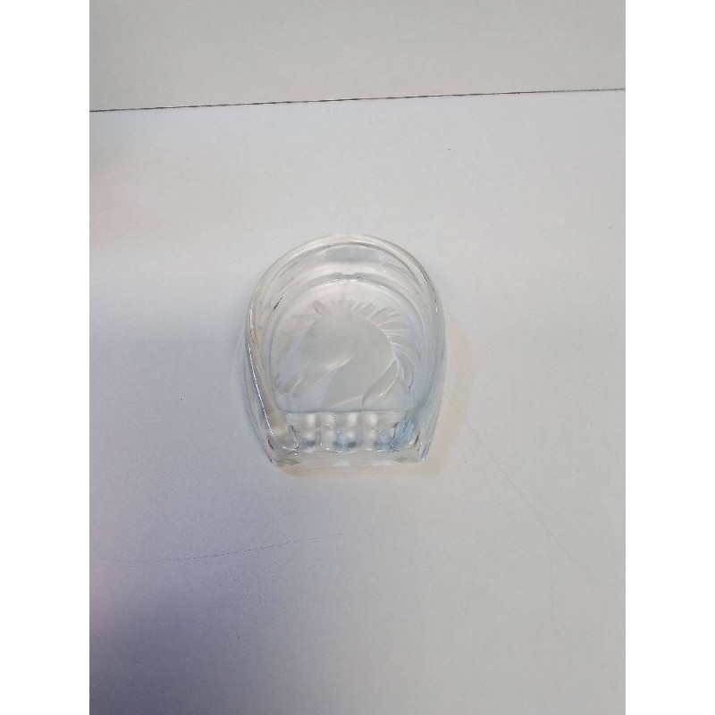 CENDRIER CRISTAL CHEVAL