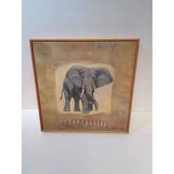 CADRE MODERNE ÉLÉPHANT PM