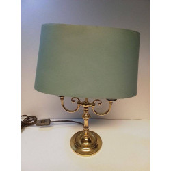 LAMPE A POSER METAL DORÉ 2...