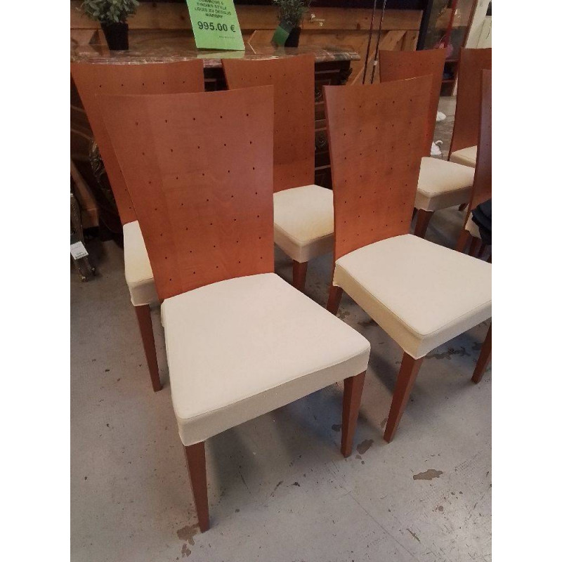 LOT DE 4 CHAISES CALLIGARIS DEHOUSSABLES 