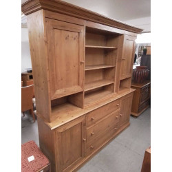 VAISSELIER EN PIN 4 PORTES...