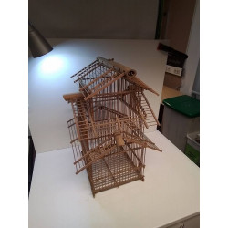 CAGE OISEAUX EN BOIS