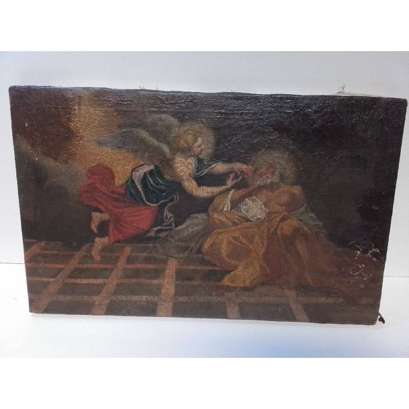 HUILE SUR TOILE XVIII EME 