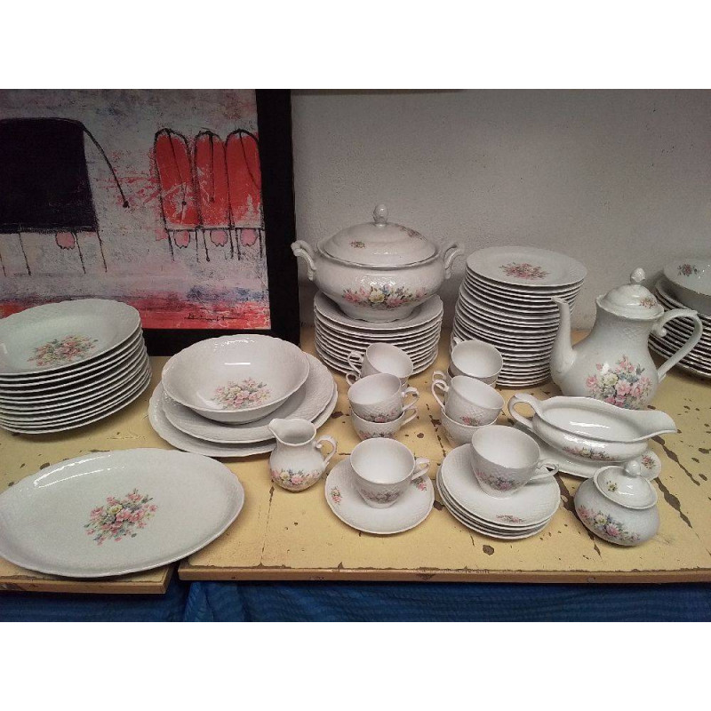 SERVICE BAVARIA ARZBERG MOTIF FLEURS
