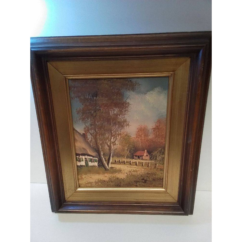 HUILE SUR TOILE SIGNÉE GEUBENS 