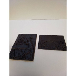 LOT PLAQUES FONTE LUXEMBOURG 