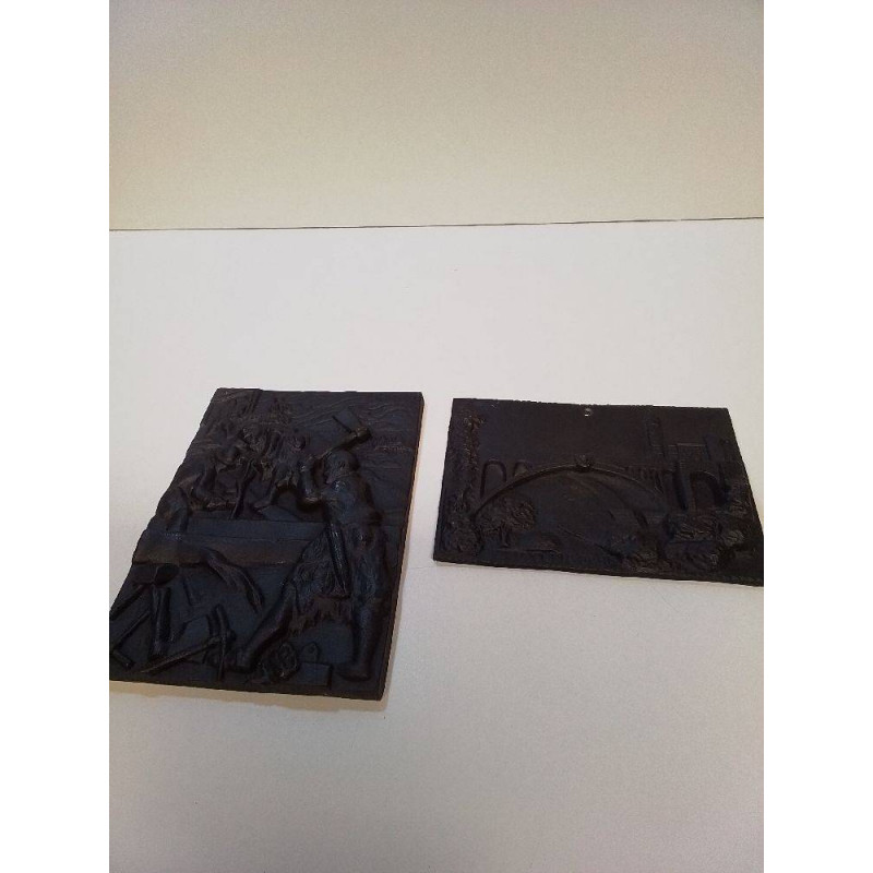 LOT PLAQUES FONTE LUXEMBOURG 