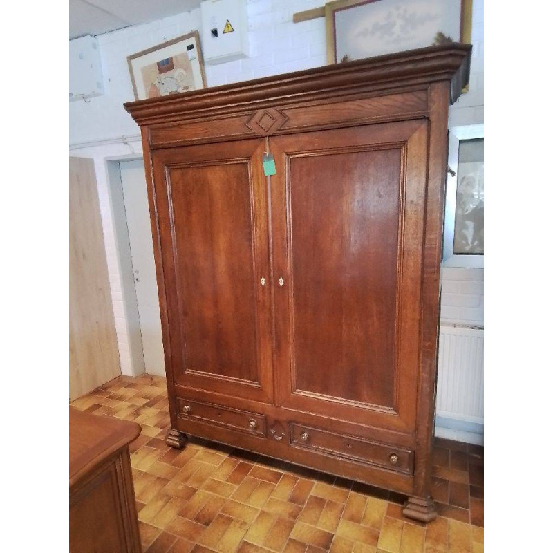 ARMOIRE LORRAINE 2 PORTES 2 TIROIRS