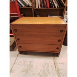 COMMODE 3 TIROIRS VINTAGE