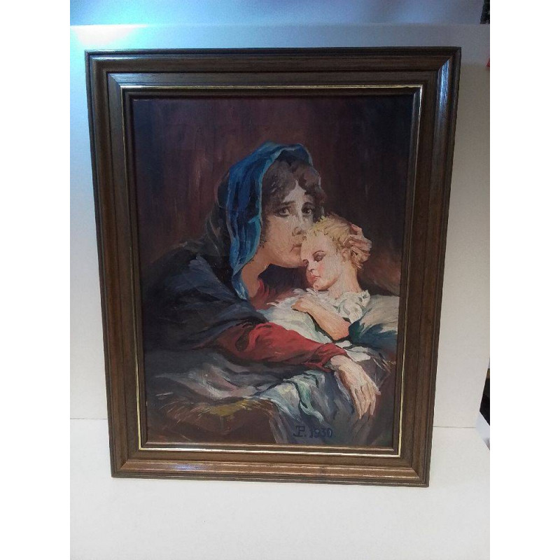 HUILE SUR TOILE ANCIENNE SIGNÉE 