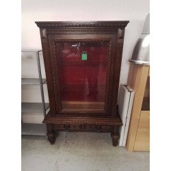 VITRINE EN BOIS ANCIENNE 1...