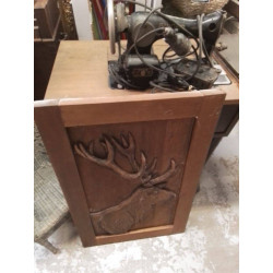 PANNEAU BOIS MOTIF CERF 