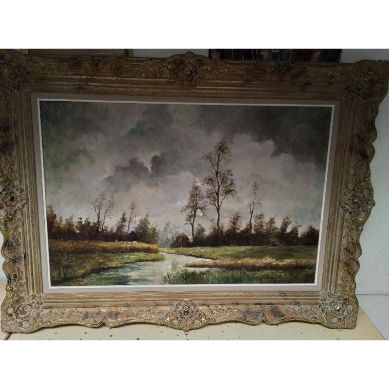 HUILE SUR TOILE SIGNÉE SIROUY