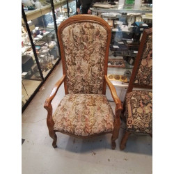 VOLTAIRE EN TISSUS FLEURIS 