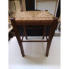 TABOURET EN PAILLE TRESSER 