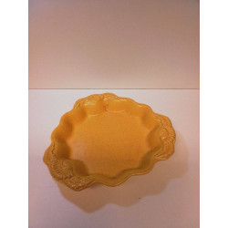 PLAT CÉRAMIQUE JAUNE 