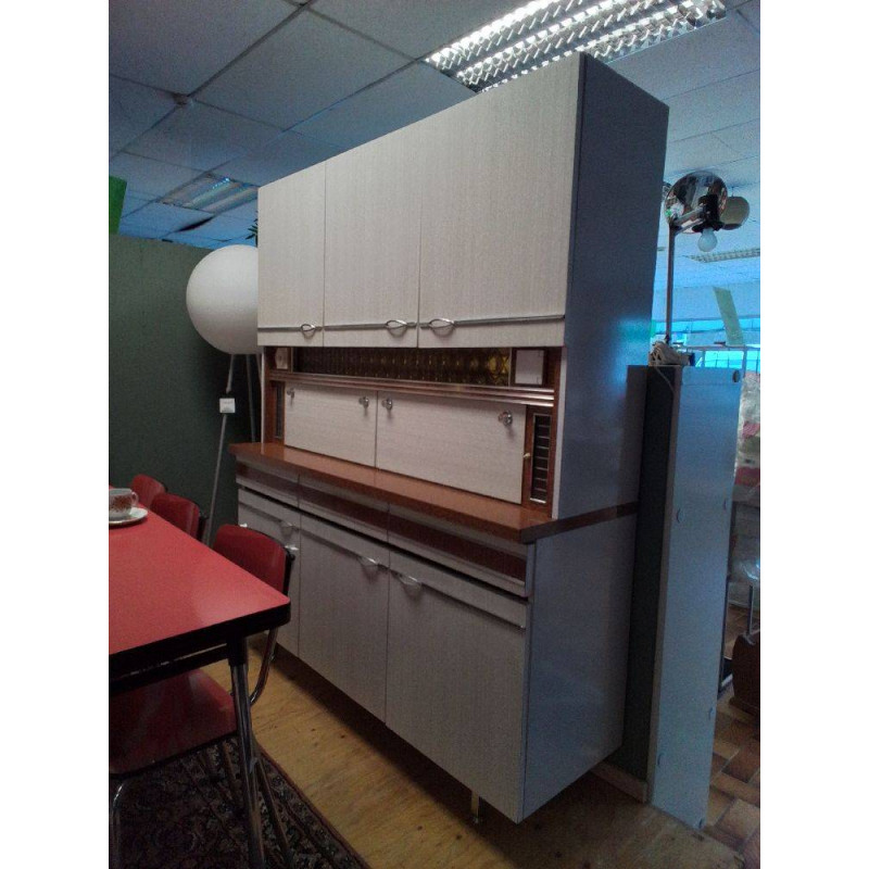 BUFFET FORMICA 2 CORPS 8 PORTES 3 TIROIRS 