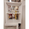 ETAGERE BLANCHE MODERNE 2 CASES PM