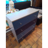 COMMODE BLEUE 4 TIROIRS 