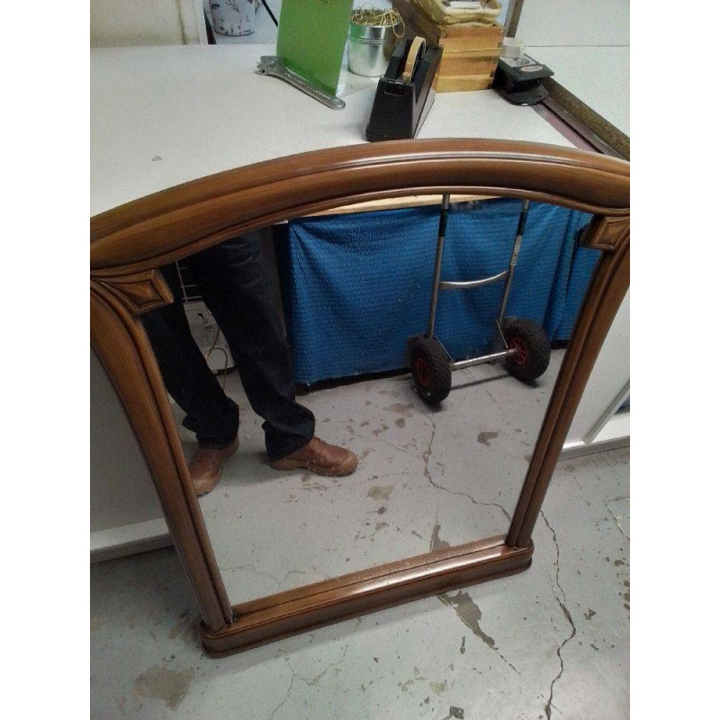 MIROIR EFFET BOIS 