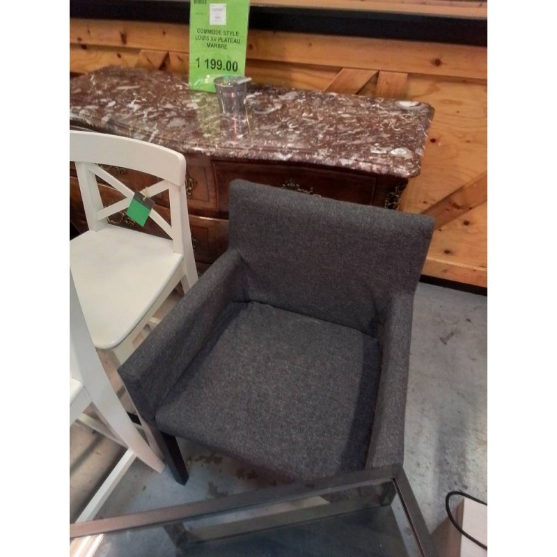 FAUTEUIL GRIS ANTHRACITE 