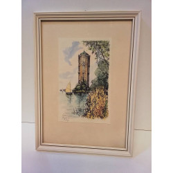 AQUARELLE TOUR SAINT JACQUES 