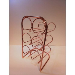 PORTANT BOUTEILLES EN CUIVRE 