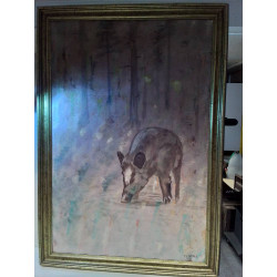 HUILE SUR TOILE SIGNÉE...