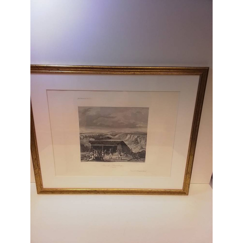 GRAVURE PRISE DE LUXEMBOURG 