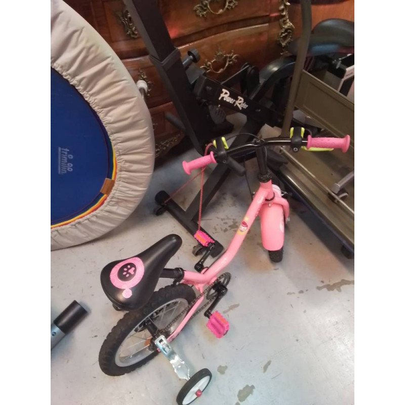 VELO A ROULETTES ROSES 