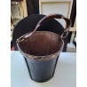 SEAU EN CUIR ANCIEN 