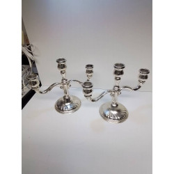 CHANDELIER METAL ARGENTÉ LA...