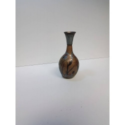 VASE CLOISONNÉ DORE