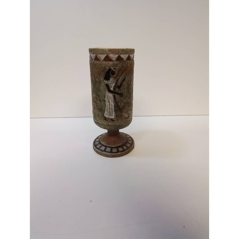 VASE CERAMIQUE ÉGYPTIENNE 