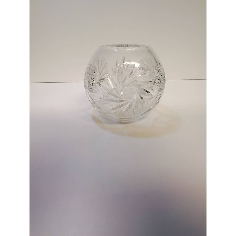 VASE BOULE CISELÉ 