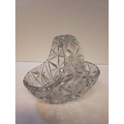 PANIER CRISTAL CISELÉ 
