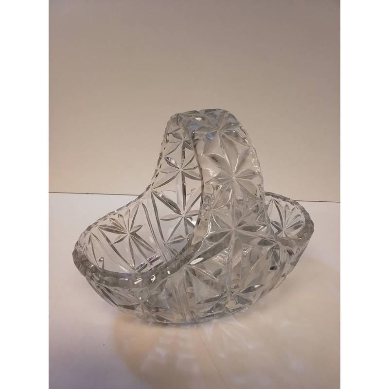 PANIER CRISTAL CISELÉ 