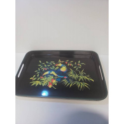 PLATEAU MOTIF OISEAUX 