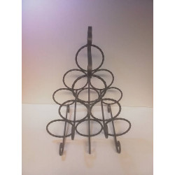 PORTANT BOUTEILLES FER FORGÉ 